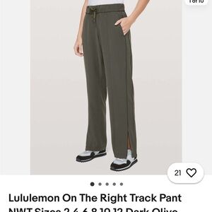 Lululemon on the right track pants